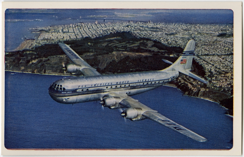 Image: flight information packet: Pan American World Airways, Boeing 377 Stratocruiser