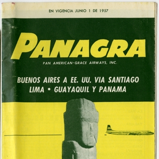 Image #22: flight information packet: Panagra (Pan American-Grace Airways)