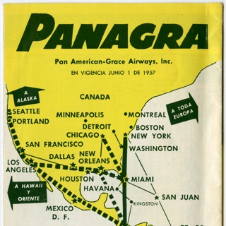 Image #13: flight information packet: Panagra (Pan American-Grace Airways)