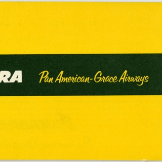Image #19: flight information packet: Panagra (Pan American-Grace Airways)