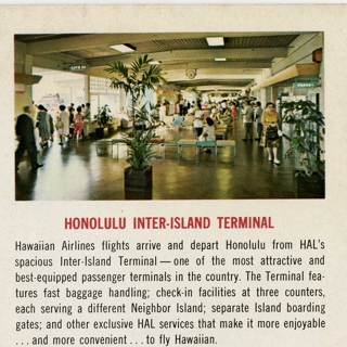 Image #2: route map: Hawaiian Airlines, inter-island routes