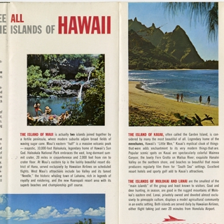 Image #3: route map: Hawaiian Airlines, inter-island routes
