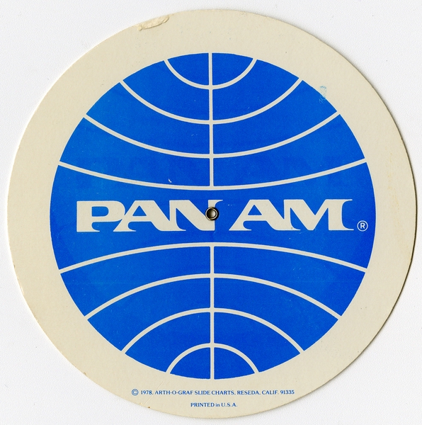 Image: time converter: Pan American World Airways