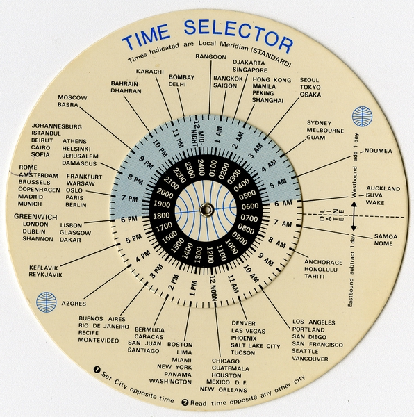 Image: time converter: Pan American World Airways