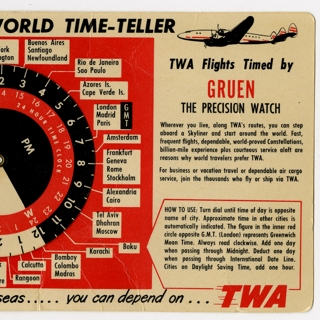 Image #1: time converter: TWA (Trans World Airlines), Lockheed L-749 Constellation