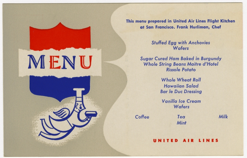 Image: menu: United Air Lines