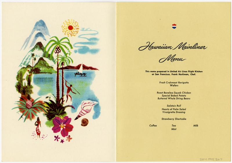 Image: menu: United Air Lines