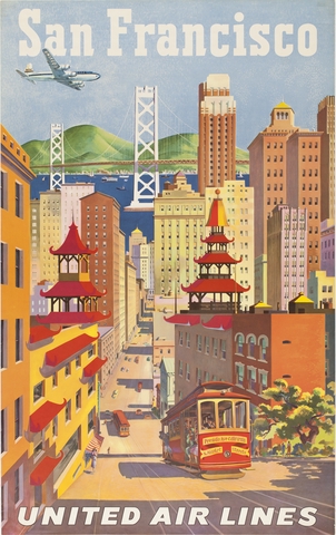 Poster: United Air Lines, San Francisco