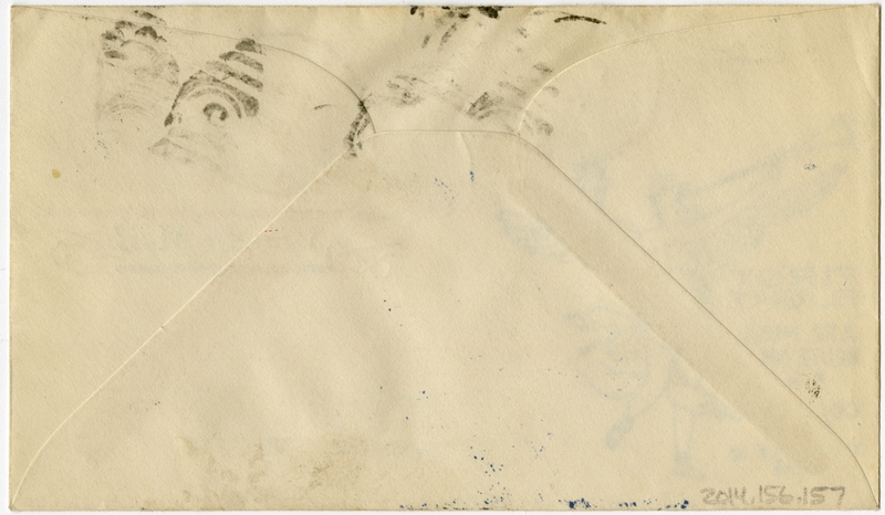 Image: airmail flight cover: AM-27, Columbus, Ohio