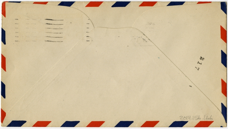 Image: airmail flight cover: Elmira, New York