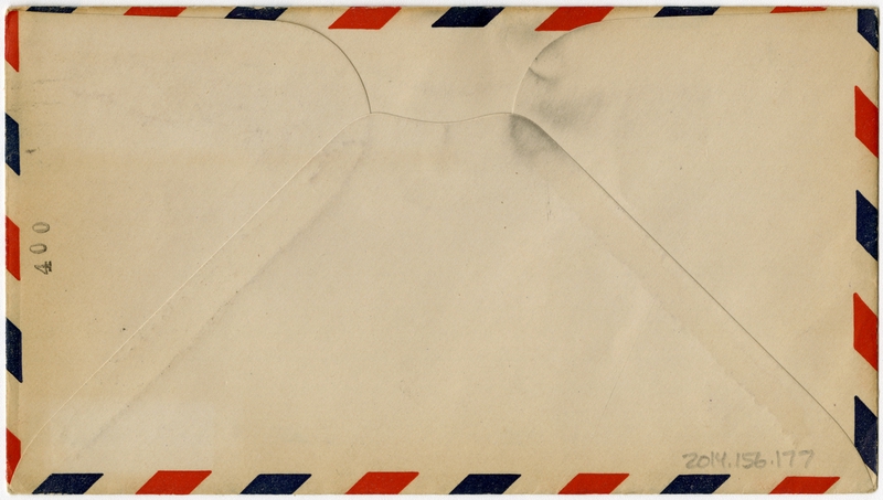 Image: airmail flight cover: Santa Barbara, California
