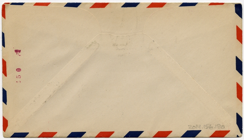 Image: airmail flight cover: AM-31, Everglades, Florida