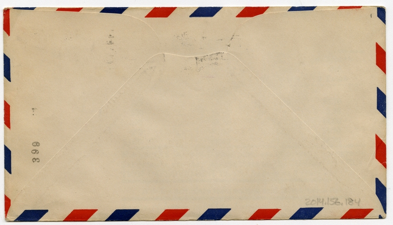 Image: airmail flight cover: AM-26, Watertown, South Dakota