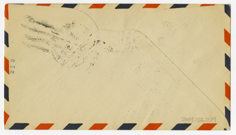 Image: airmail flight cover: Yellowstone National Park Airport