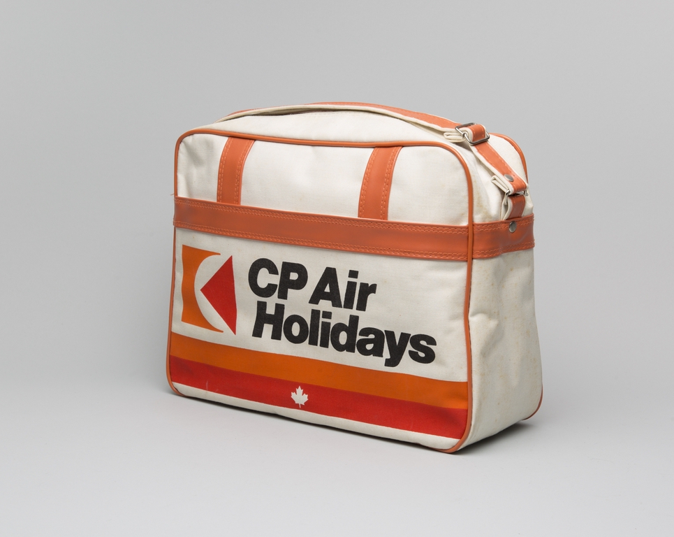 Objects airline bag CP Air (Canadian Pacific Airlines) SFO Museum