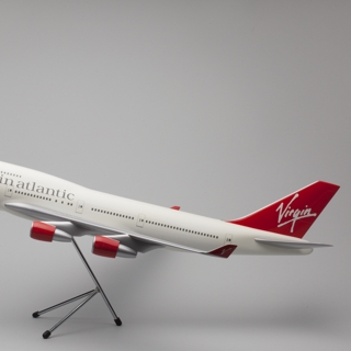 Image #1: model airplane: Virgin Atlantic, Boeing 747-400