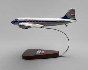 model airplane: United Air Lines, Douglas DC-3