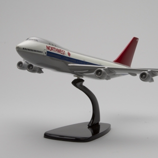 Objects | model airplane: Northwest Airlines, Boeing 747-100 | SFO