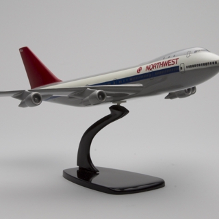 レア物！NORTHWEST AIRBOEING747-100模型 (1/100) - 航空機・ヘリコプター