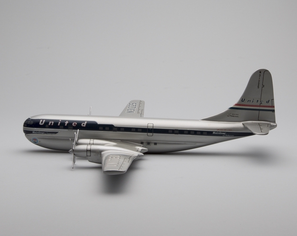 Objects | model airplane: United Air Lines, Boeing 377