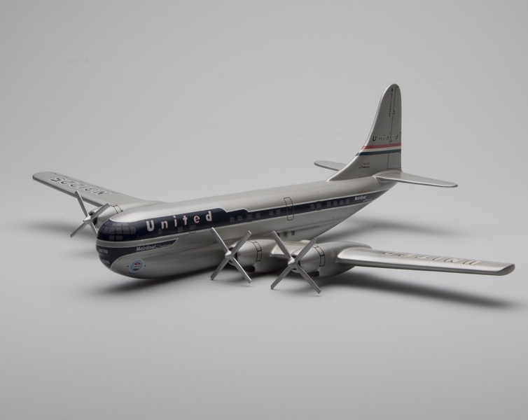Image: model airplane: United Air Lines, Boeing 377 Stratocruiser