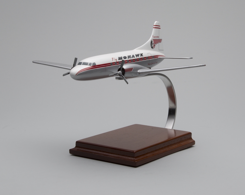 Objects | model airplane: Mohawk Airlines, Convair 240 | SFO Museum