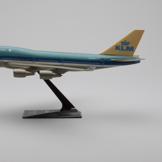 Image #1: model airplane: KLM (Royal Dutch Airlines), Boeing 747-400