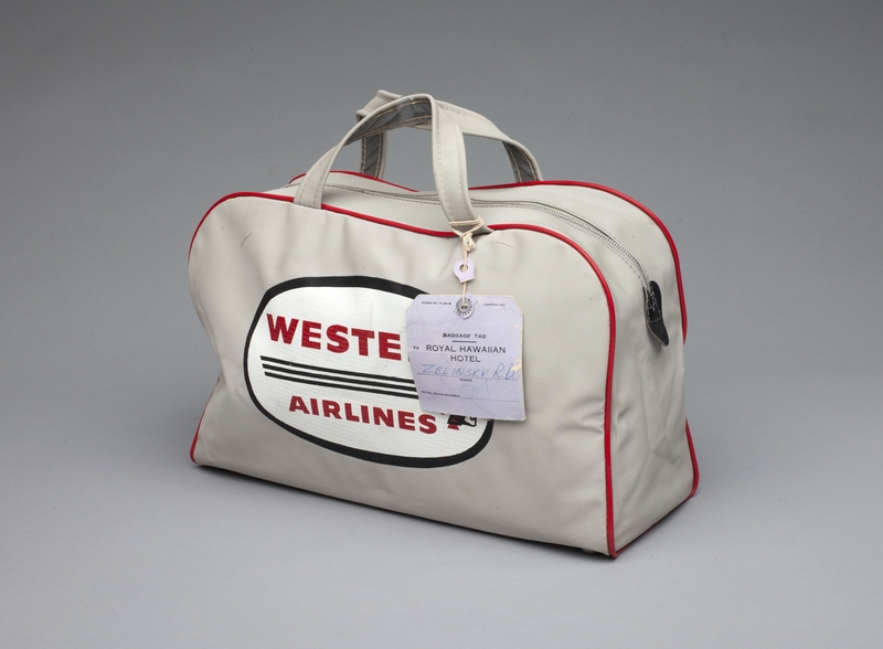 Image: airline bag: Western Airlines
