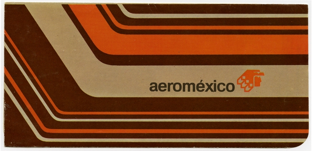Ticket jacket and ticket: AeroMéxico