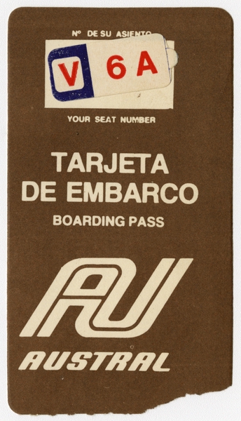 Image: ticket: Air Austral