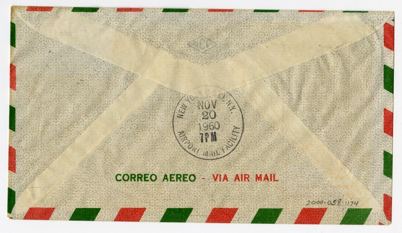 Image: airmail flight cover: Pan American World Airways, Douglas DC-8