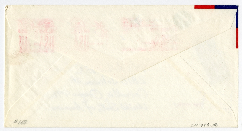 Image: airmail flight cover: Pan American World Airways