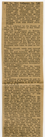 Newspaper clippings: airport resolutions, Mills Field Municipal Airport of San Francisco