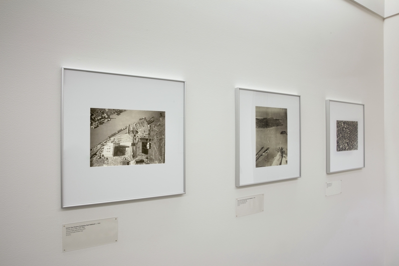 Image: Installation view of "Above the Bay: The Aerial Photography of Stanley Page"