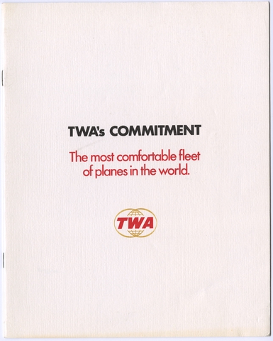 Booklet and newsletter: TWA (Trans World Airlines), Ambassador Service