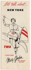 Image: brochure: TWA (Trans World Airlines), New York