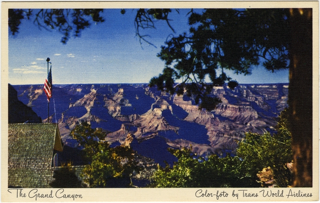 Postcard: TWA (Trans World Airlines), Grand Canyon