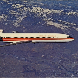 Image #1: postcard: TWA (Trans World Airlines), Boeing 727