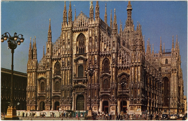Postcard: TWA (Trans World Airlines), Milan