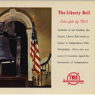 Image #1: postcard: Transcontinental & Western Air (TWA)
