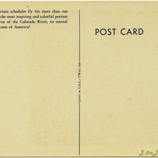Image #2: postcard: Transcontinental & Western Air (TWA)