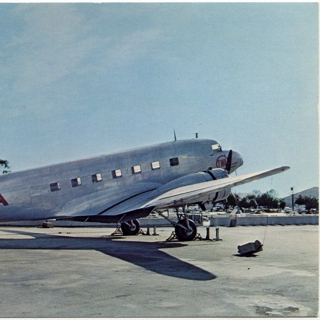 Image #1: postcard: TWA (Trans World Airlines), Douglas DC-2