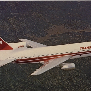 Image #1: postcard: TWA (Trans World Airlines), Lockheed L-1011 TriStar