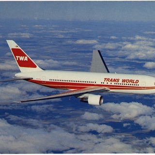 Image #1: postcard: TWA (Trans World Airlines), Boeing 767