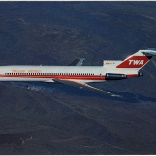 Image #1: postcard: TWA (Trans World Airlines), Boeing 727-231A