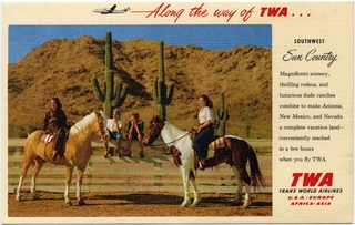 Image: postcard: TWA (Trans World Airlines)
