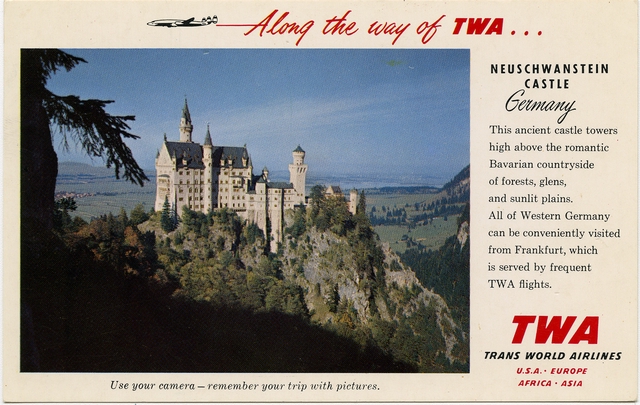 Postcard: TWA (Trans World Airlines)