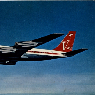 Image #1: postcard: Qantas Airways, Boeing 707