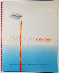 Image: brochure: Transcontinental & Western Air (TWA), “Offset for color” produced by Hopper Paper Co. and McIntosh Paper Co.