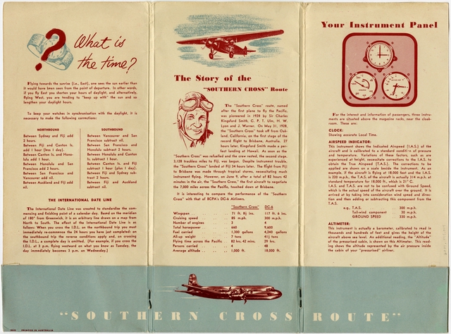 Flight information packet: British Commonwealth Pacific Airlines (BCPA)